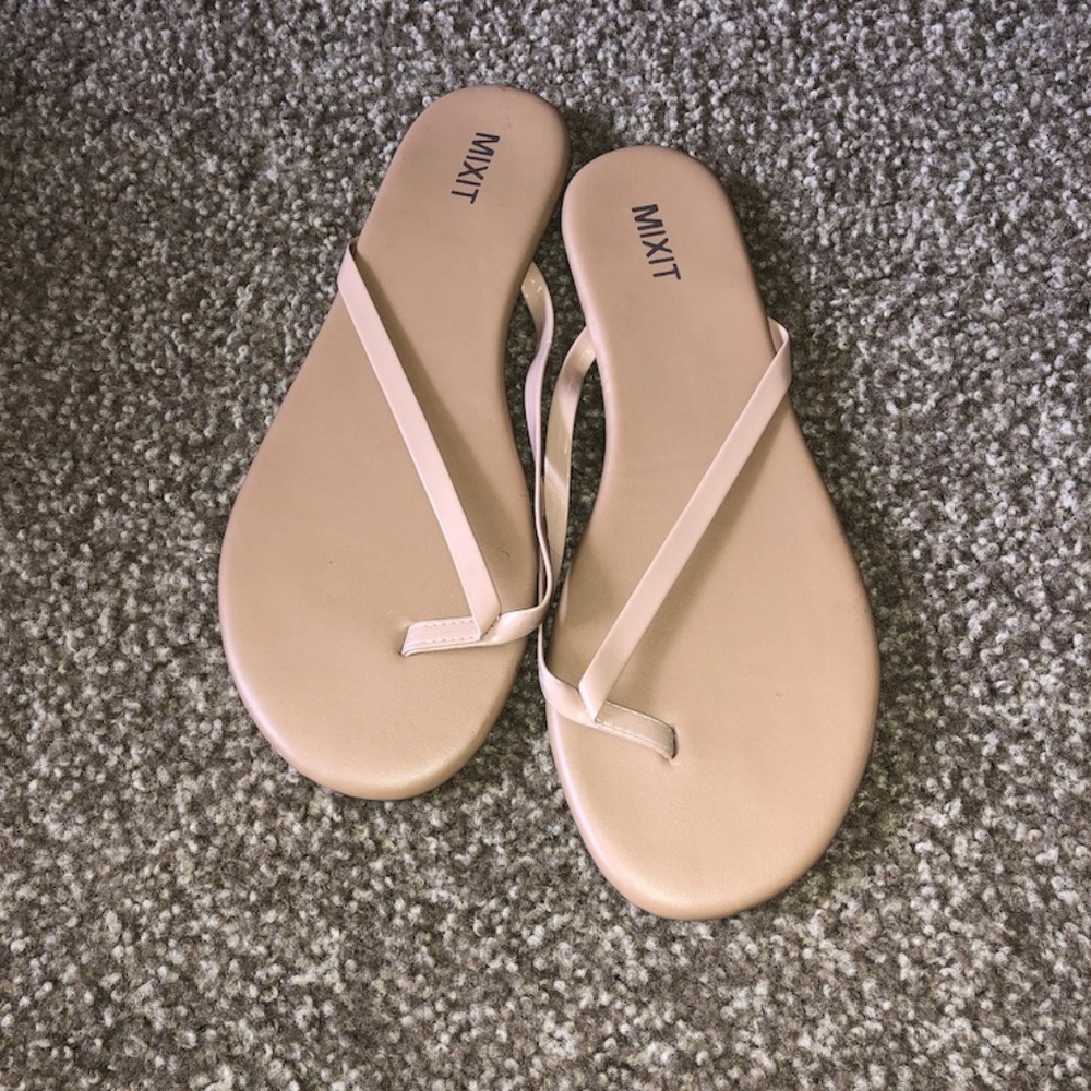 nude sandals